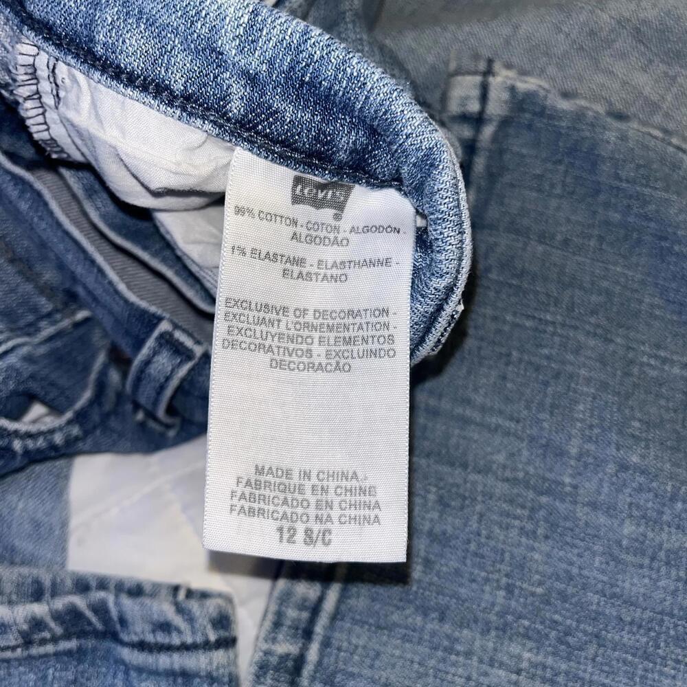 Levi's Bootcut 515 Jeans Classic Blue Denim Light Wash Woman’s Size 12 S/C - Picture 8 of 8